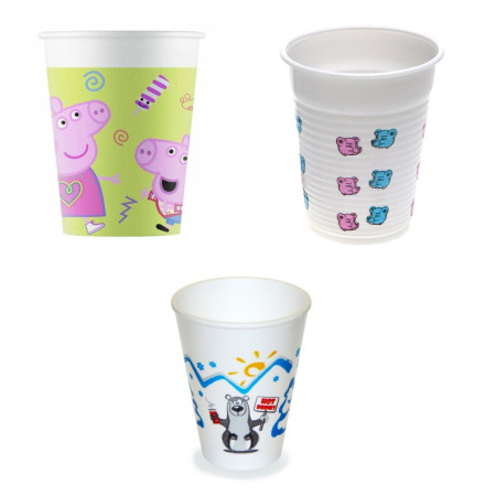 detail Kelímek papírový 200ml s potiskem 10ks