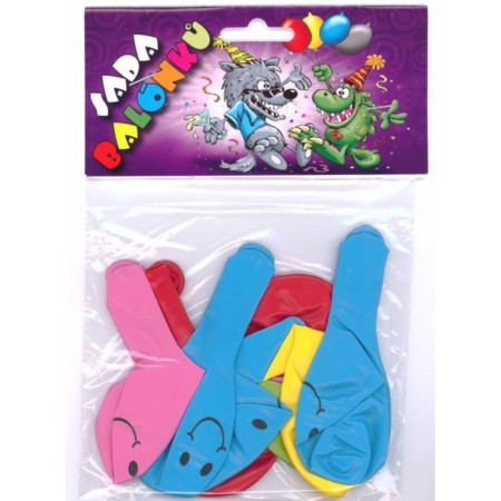 chi tiết Balónky Smile 9ks 25cm GD90 (bal/10sad)