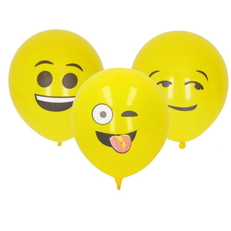 detail Wiky Party balónky 5ks 30cam - potisk obliček (bal/20sad)