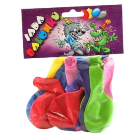 detail Balónky různobarevné balónky 26cm bez potisku 13ks (bal/10ks)