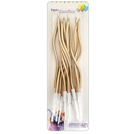 detail Narozeninové svíčky 17,5cm metalické IMC-01666 (24)