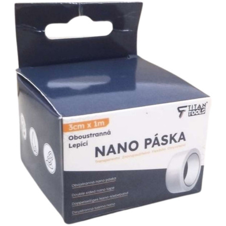 chi tiết Oboustranná NANO lepící páska 1mmx3cmx1m