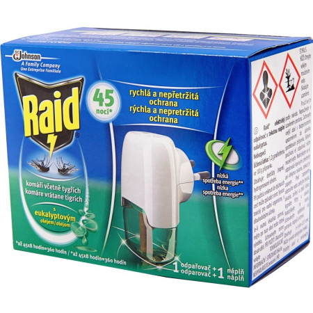 detail Raid elek. odpařovač s tekutou náplní 27ml eukalyptus
