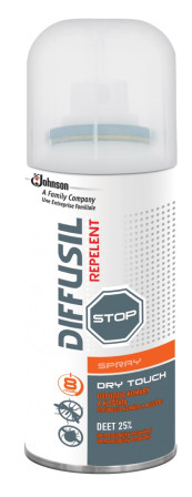 detail Diffusil 100ml repellent dry proti komárům a klíšťatům