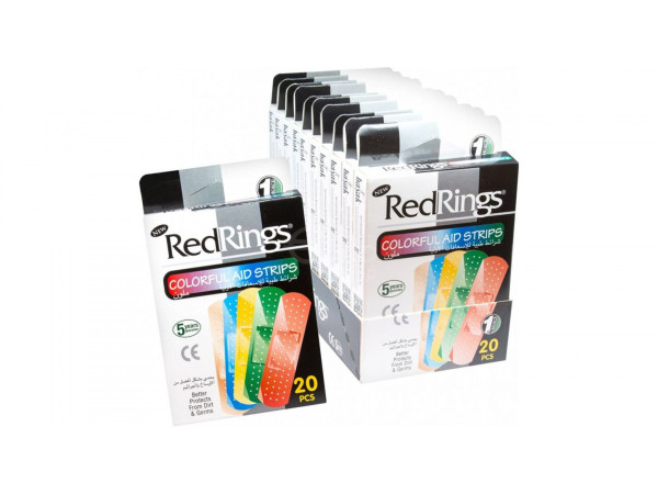 detail RedRings Náplast colorful-barevná 20ks