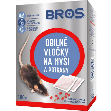 chi tiết Bros obilné vločky na myši a potkany