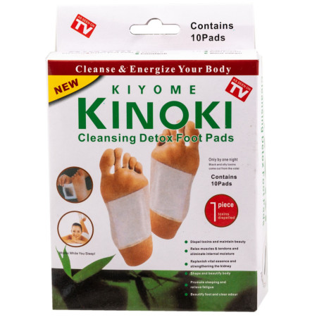 detail KINOKI Náplast na nohy 10ks