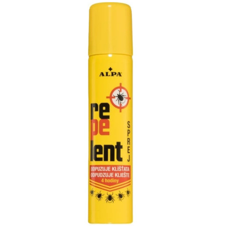 detail Alpa Repelent 90ml sprej proti klíšťatům