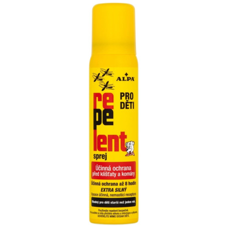 detail Alpa Repelent 100ml sprej proti klíšťatům PRO DĚTI