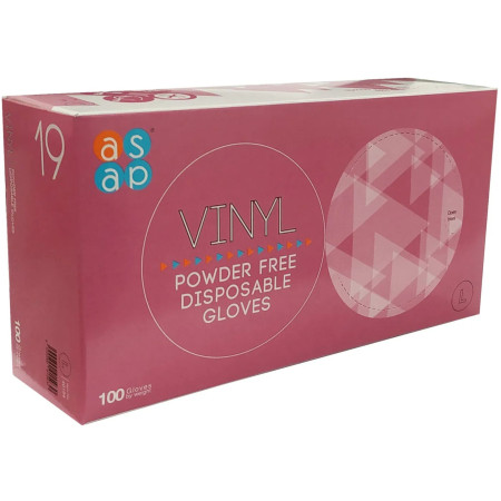detail ASAP Rukavice jednorázové vinyl 100ks 