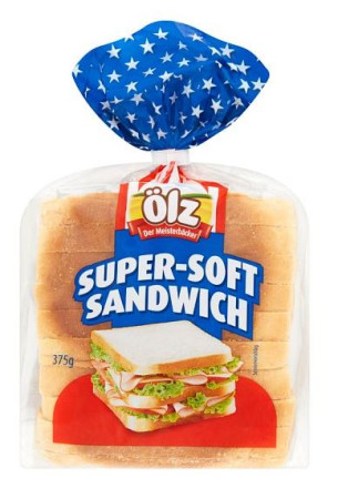 chi tiết OLZ 375g Toust Sandwich Světlý