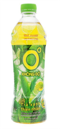 chi tiết Tra Xanh O Do 455ml zelený čaj (24ks/krt)