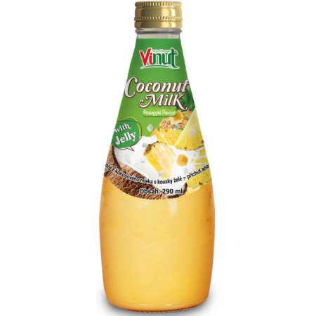 detail Vinut 290ml nápoj z kokosového mléka s kousky želé ananas (24)