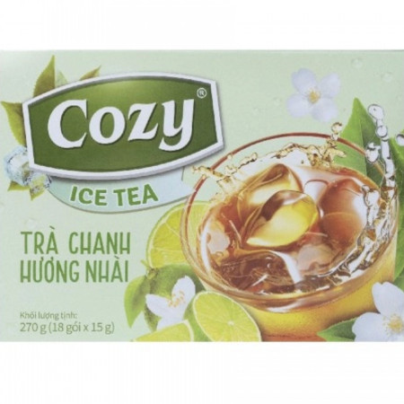 detail Cozy čaj 15g x 16goi Tra chanh huong nhai 240g