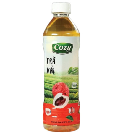 chi tiết Cozy 455ml čaj ovocný Liči čaj (Tra vai) (6)