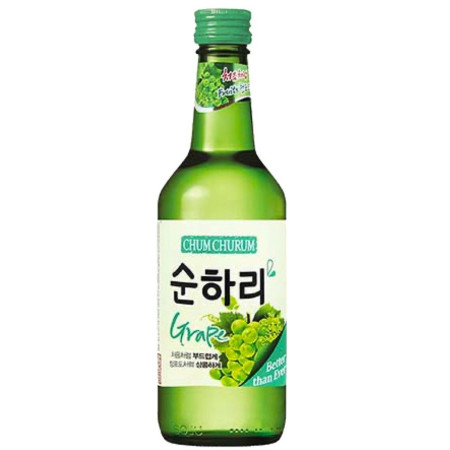 detail Lotte Soju sudkorea 350ml 12% - Green Grape (Hrozno)