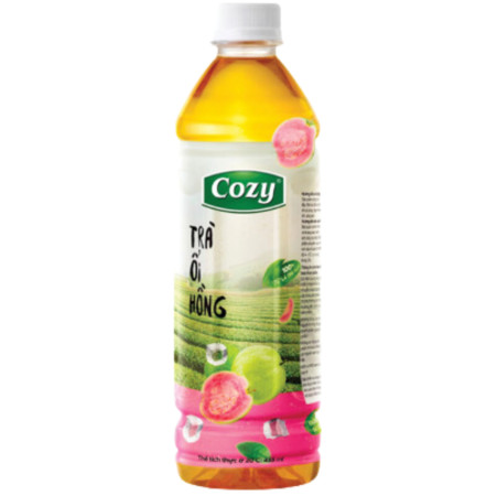 chi tiết Cozy 455ml čaj ovocný Červená Guava čaj (Tra Oi hong) (6)