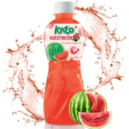 detail Kato 320ml nápoj s kokosovým želé Watermelon (6)