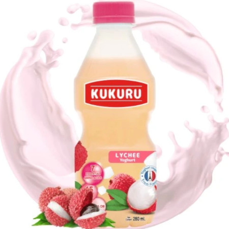 chi tiết Kukuru Jogurtový nápoj 280ml Liči (6)