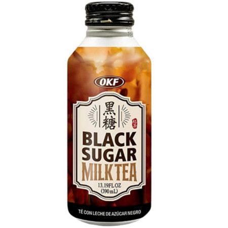 chi tiết OKF Black Sugar Drink 390ml Korea Milk Tea Original (20)