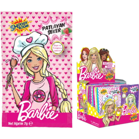 detail Popping candy Praskací cukr 7g jahodový Barbie (40)