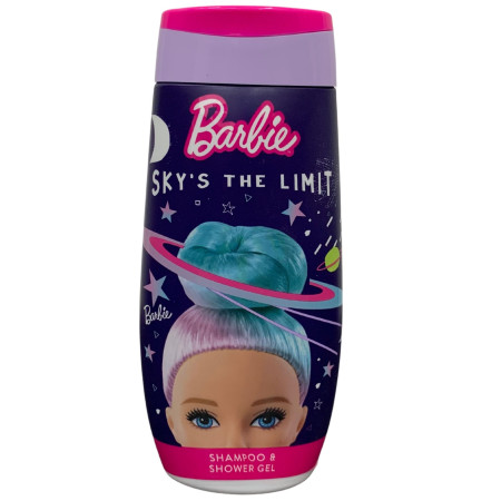 chi tiết Barbie 300ml sprchový gel+šampon 300ml fialový