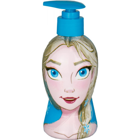 detail Disney Frozen 3D Figurka Elsa 2v1 šampon a pěna dokoupele 300ml