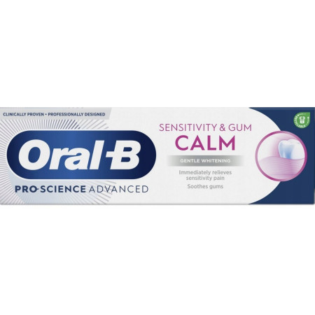 chi tiết Oral-B 75ml zubní pasta Sen&Gum Calm Gentle White (24)