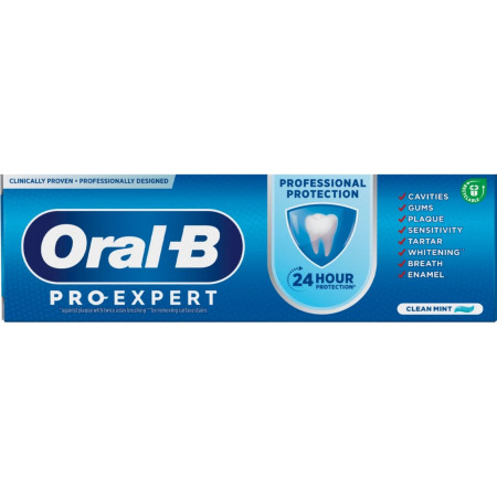 detail Oral-B 75ml zubní pasta Pro-exp Prof. Protection Clean Mint (24)