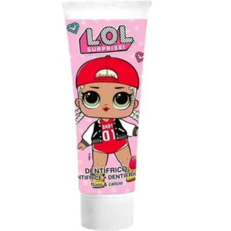 detail LOL dětská zubní pasta 75ml Jahodová