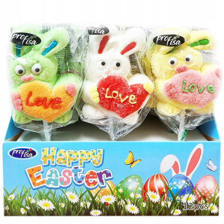 detail Profisa Happy Easter Marshmallow 50g lízátko (12) P08