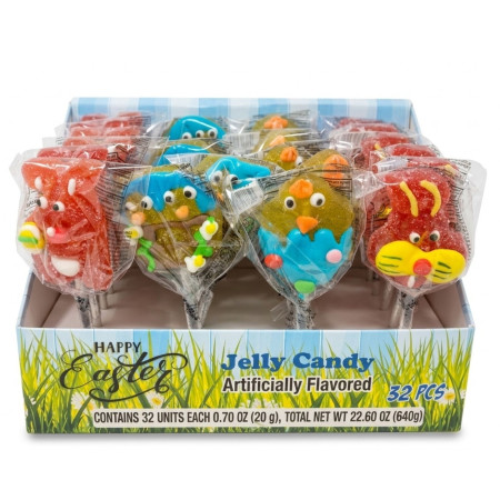 chi tiết Happy Easter Jelly Candy 20g velikonoční lízátko (32) E9