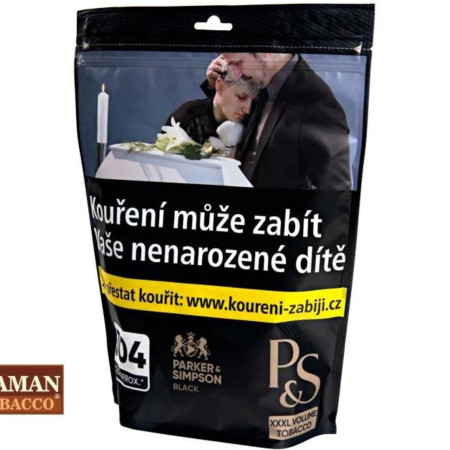 detail Tabák - PS 131g / 129g Black R