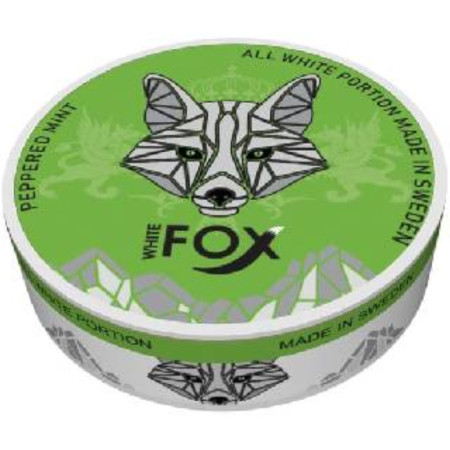 detail White Fox Nikotinové Sáčky Peppered Mint 15g (12mg) Q (10)