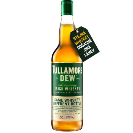 detail Alkohol - Tullamore Dew Irish Whiskey 40% 700ml (6) Nová láhev kulatá