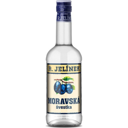 detail Alkohol - R. Jelínek Moravská Švestka bílá 38% 500ml (12)