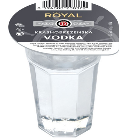 detail Alkohol - Royal Vodka 37,5% 40ml mini (16)