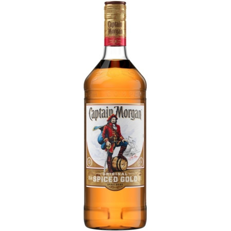 detail Alkohol - Captain Morgan Spiced Gold 35% 1L (12)