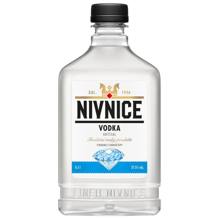 chi tiết Alkohol - Nivnice Vodka Crystal 37,5% 500ml PET (12)