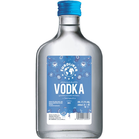 detail Alkohol - Euroliker Vodka 37,5% 200ml (30)