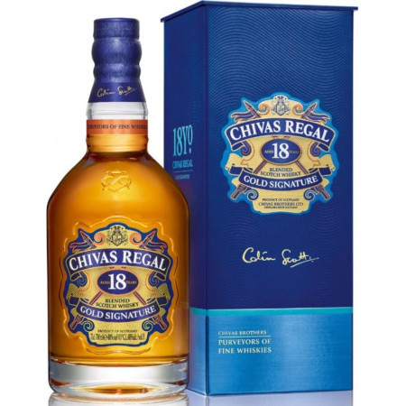 detail Alkohol - Chivas Regal 18 YO Blended Scotch Whisky Gift box 40% 700ml