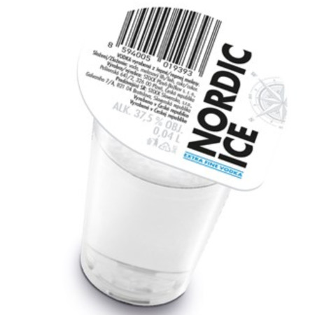 detail Alkohol - Nordic Ice Vodka 37,5% 40ml (20)