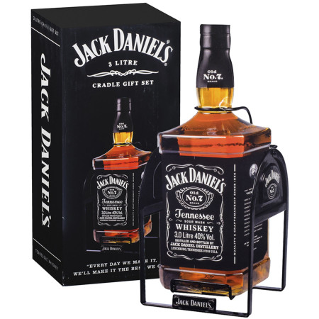 chi tiết Alkohol - Jack Daniels Tennessee Whiskey 40% 3L Kolébka