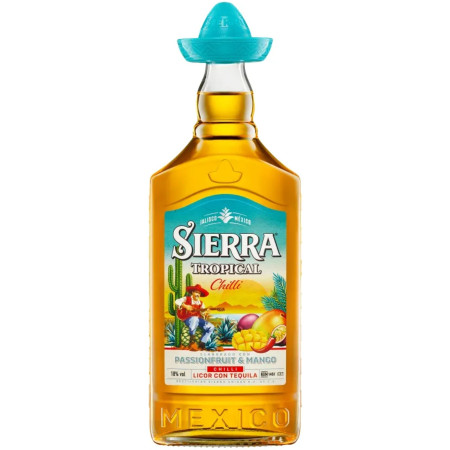 detail Alkohol - Sierra Tropical Chilli Tequila 18% 700ml (6)