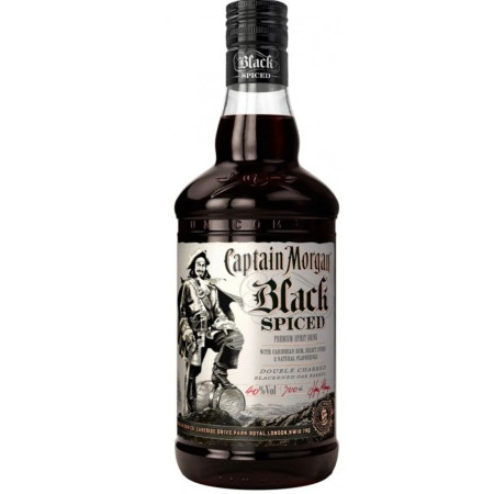 detail Alkohol - Captain Morgan Spiced Black 40% 1L (12)