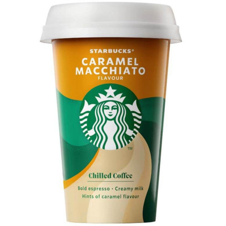detail Starbuck Coffee 220ml kelímek Caramel Macchiato (10)