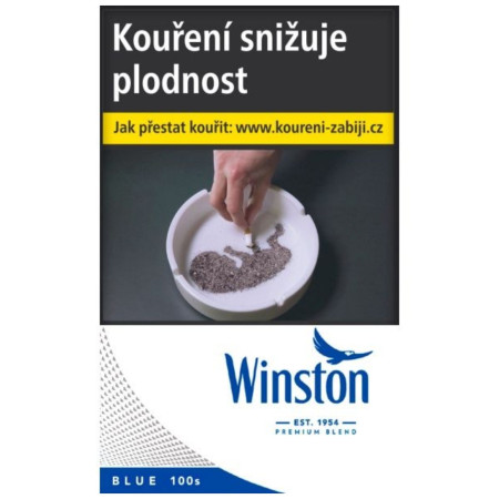 detail Cigarety - Winston 100 Blue U 161 (bal/10ks)