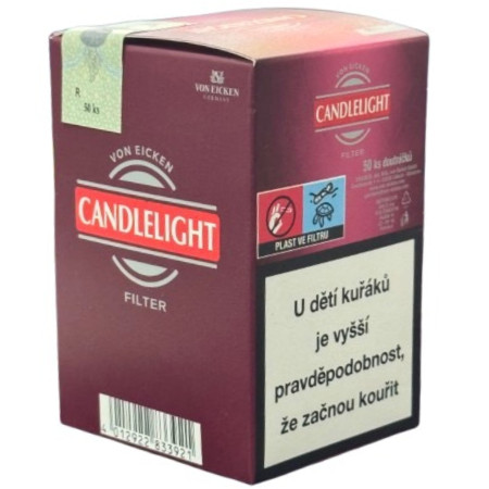 chi tiết Candlelight Filter cigaretový Red (50)