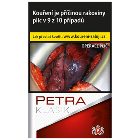 detail Cigarety - Petra Klasik Červená U 166 (bal/10ks)