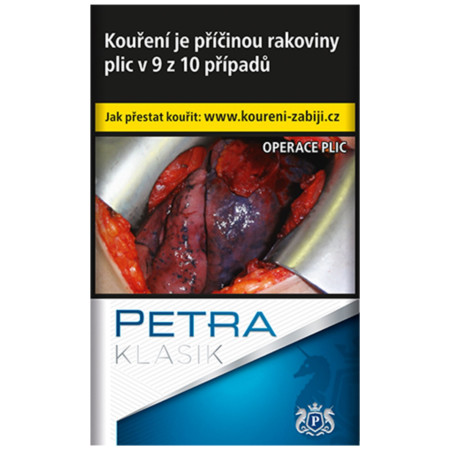 detail Cigarety - Petra Klasik Modrá U 166 (bal/10ks)